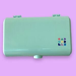 Caboodles teal box with mirror